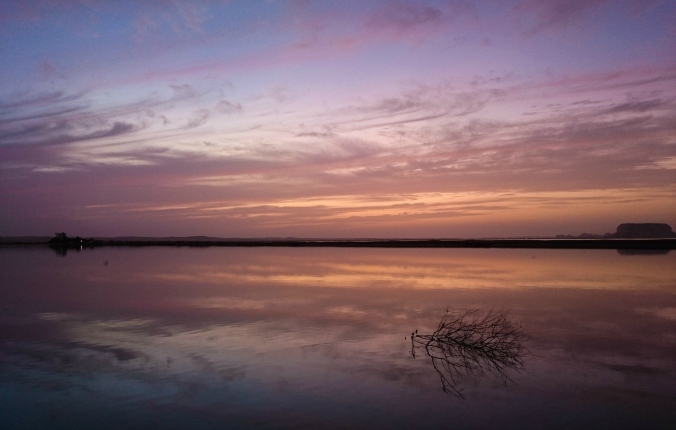 Sunset of Lake Fitnas 